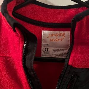Jumping Beans Vibrant Red Fleece Jacket